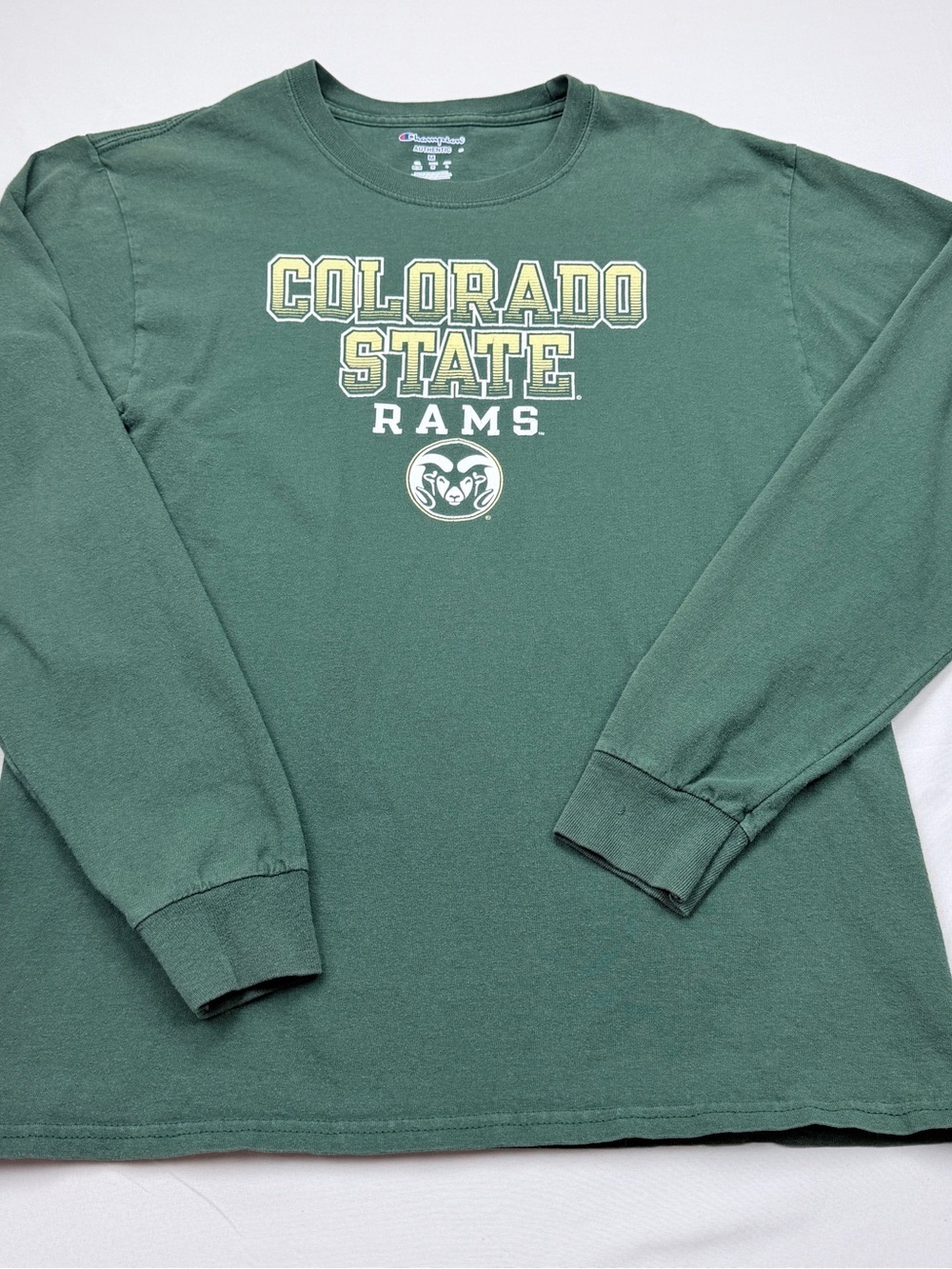 Champion Colorado State Rams Dark Green Long Sleeve Pullover